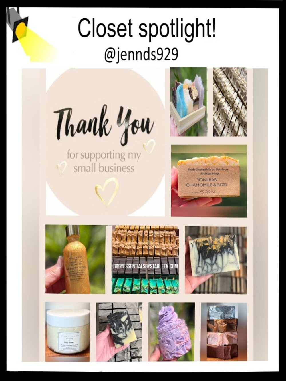 Check out @jennds929 closet for Hand Crafted Handmade Organic Self Love Product
